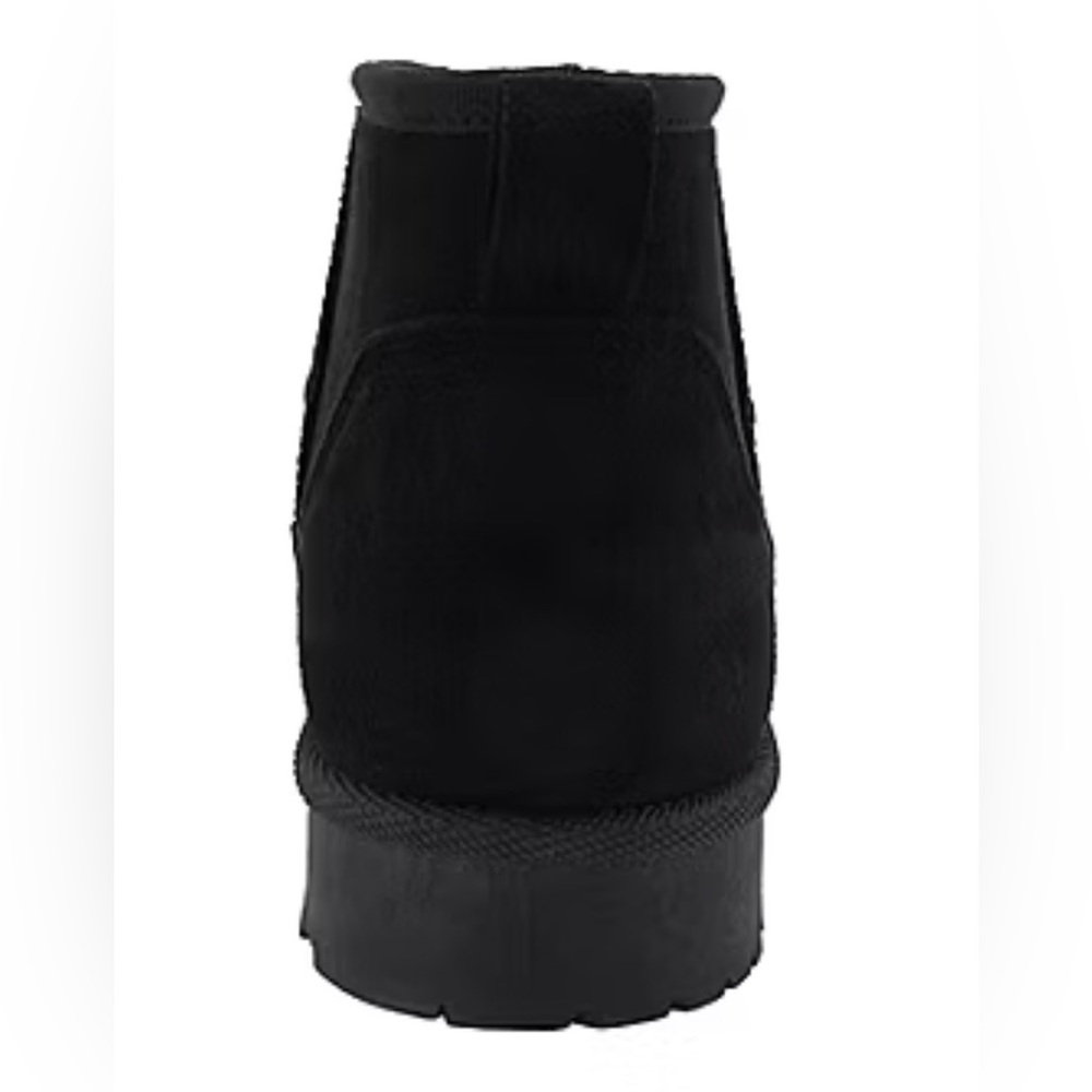 Pop Women’s Rhemmy Black Flat Heel Winter Boots - Picture 6 of 7